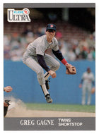 Greg Gagne - Minnesota Twins (MLB Baseball Card) 1991 Fleer Ultra # 186 Mint
