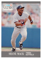 Shane Mack - Minnesota Twins (MLB Baseball Card) 1991 Fleer Ultra # 191 Mint