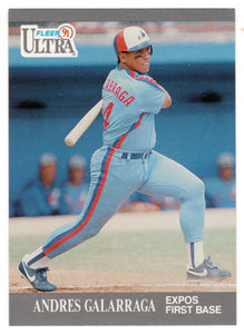 Andres Galarraga - Montreal Expos  (MLB Baseball Card) 1991 Fleer Ultra # 203 Mint