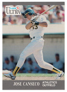 Jose Canseco - Oakland Athletics (MLB Baseball Card) 1991 Fleer Ultra # 244 Mint