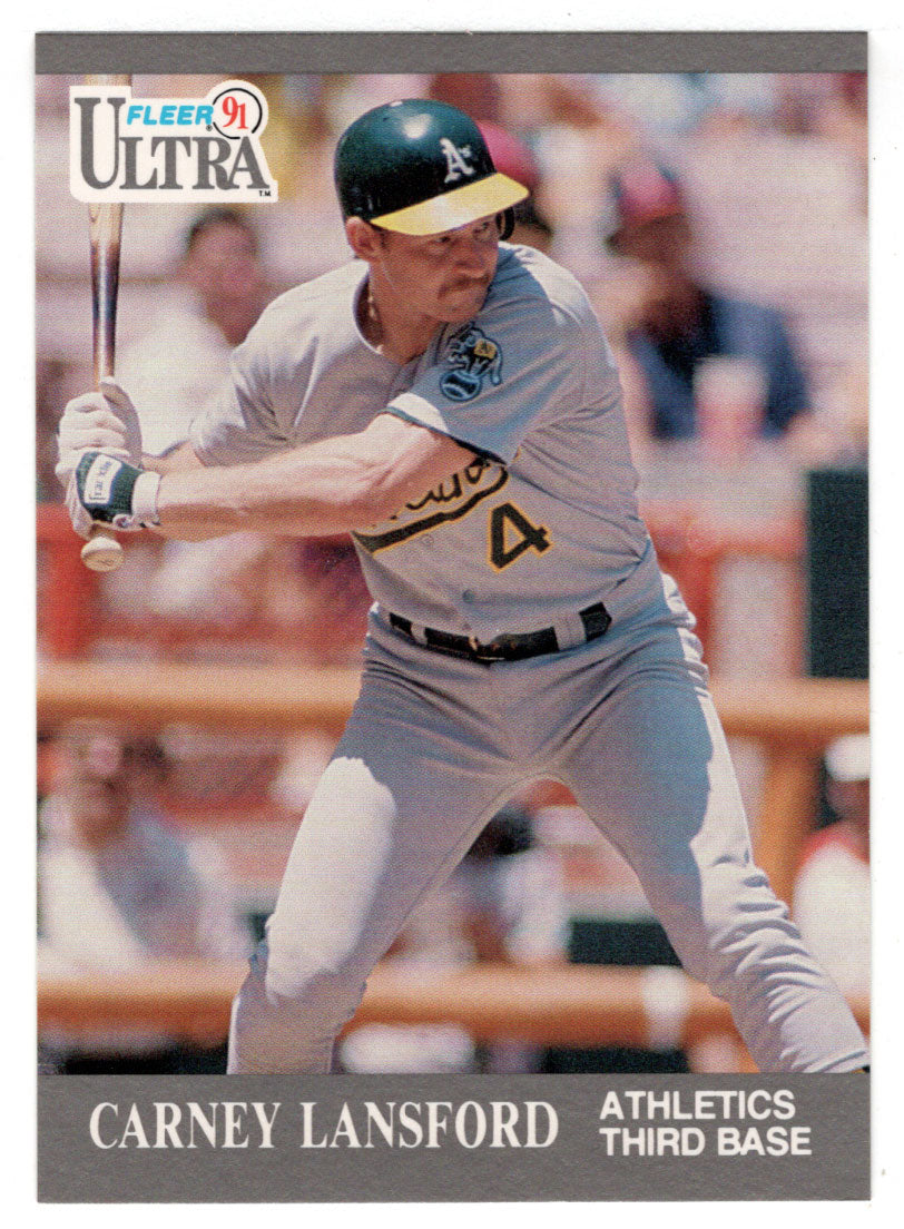 Carney Lansford - Oakland Athletics (MLB Baseball Card) 1991 Fleer Ultra # 250 Mint