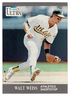 Walt Weiss - Oakland Athletics (MLB Baseball Card) 1991 Fleer Ultra # 255 Mint