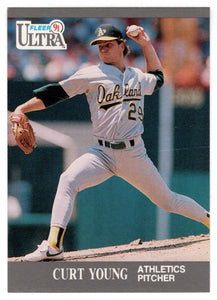 Curt Young - Oakland Athletics (MLB Baseball Card) 1991 Fleer Ultra # 257 Mint