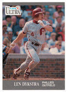 Len Dykstra - Philadelphia Phillies (MLB Baseball Card) 1991 Fleer Ultra # 262 Mint