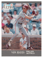 Von Hayes - Philadelphia Phillies (MLB Baseball Card) 1991 Fleer Ultra # 264 Mint