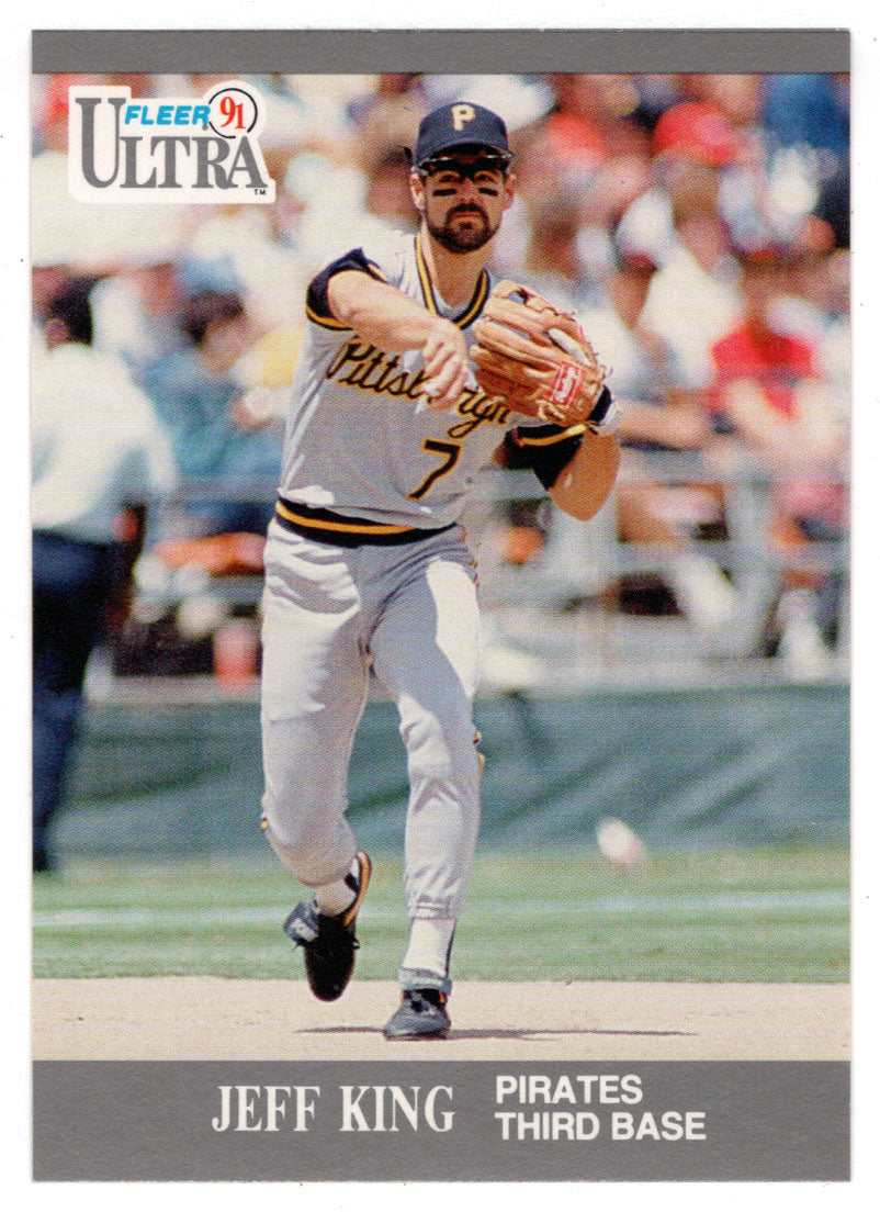 Jeff King - Pittsburgh Pirates (MLB Baseball Card) 1991 Fleer