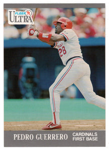 Pedro Guerrero - St. Louis Cardinals (MLB Baseball Card) 1991 Fleer Ultra # 289 Mint