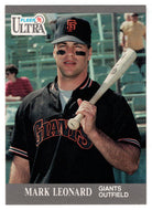 Mark Leonard RC - San Francisco Giants (MLB Baseball Card) 1991 Fleer Ultra # 322 Mint