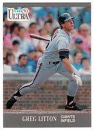 Greg Litton - San Francisco Giants (MLB Baseball Card) 1991 Fleer Ultra # 324 Mint