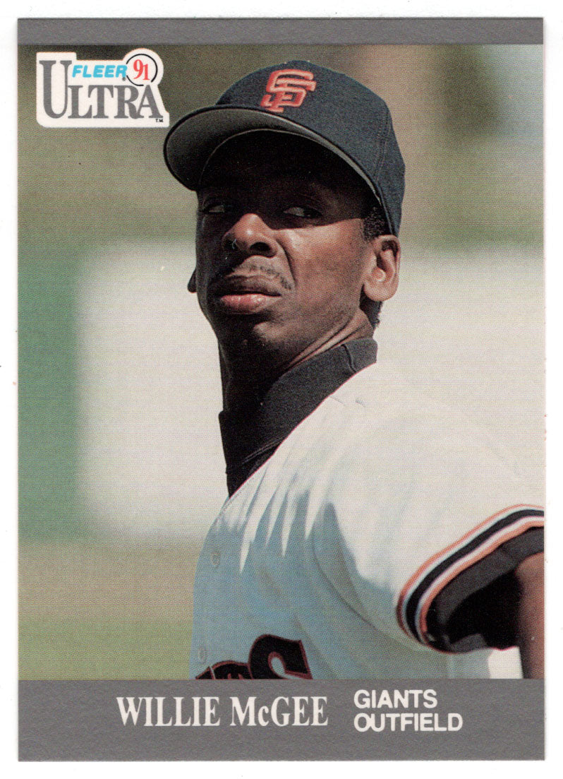 Willie McGee - San Francisco Giants (MLB Baseball Card) 1991 Fleer