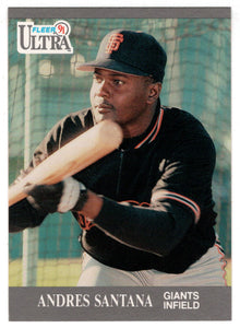 Andres Santana - San Francisco Giants (MLB Baseball Card) 1991 Fleer Ultra # 328 Mint