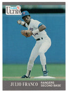 Julio Franco - Texas Rangers (MLB Baseball Card) 1991 Fleer Ultra # 348 Mint