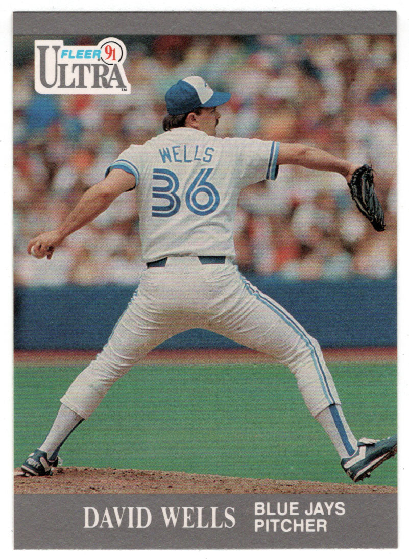 David Wells - Toronto Blue Jays (MLB Baseball Card) 1991 Fleer