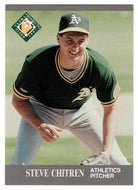 Steve Chitren RC - Oakland Athletics - Prospects (MLB Baseball Card) 1991 Fleer Ultra # 376 Mint