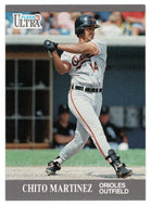 Chito Martinez RC - Baltimore Orioles (MLB Baseball Card) 1991 Fleer Ultra Update # U-2 Mint