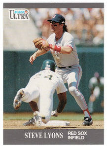 Steve Lyons - Boston Red Sox (MLB Baseball Card) 1991 Fleer Ultra Update # U-7 Mint