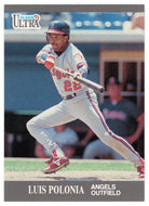 Luis Polonia - California Angels (MLB Baseball Card) 1991 Fleer Ultra Update # U-11 Mint