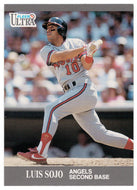 Luis Sojo - California Angels (MLB Baseball Card) 1991 Fleer Ultra Update # U-12 Mint