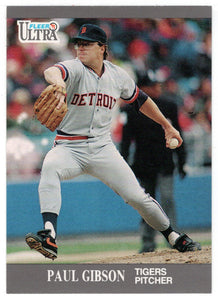 Paul Gibson - Detroit Tigers  (MLB Baseball Card) 1991 Fleer Ultra Update # U-23 Mint