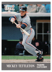 Mickey Tettleton - Detroit Tigers (MLB Baseball Card) 1991 Fleer Ultra Update # U-24 Mint