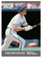 Todd Benzinger - Kansas City Royals (MLB Baseball Card) 1991 Fleer Ultra Update # U-25 Mint