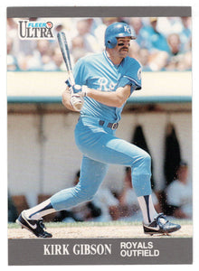 Kirk Gibson - Kansas City Royals (MLB Baseball Card) 1991 Fleer Ultra Update # U-27 Mint