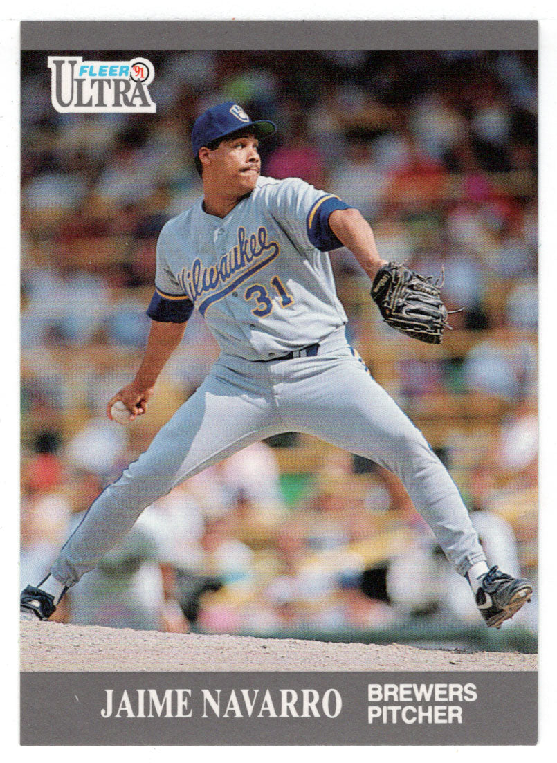 Jaime Navarro - Milwaukee Brewers (MLB Baseball Card) 1991 Fleer Ultra Update # U-31 Mint