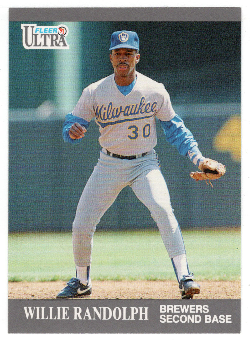 Willie Randolph - Milwaukee Brewers (MLB Baseball Card) 1991 Fleer Ultra Update # U-32 Mint