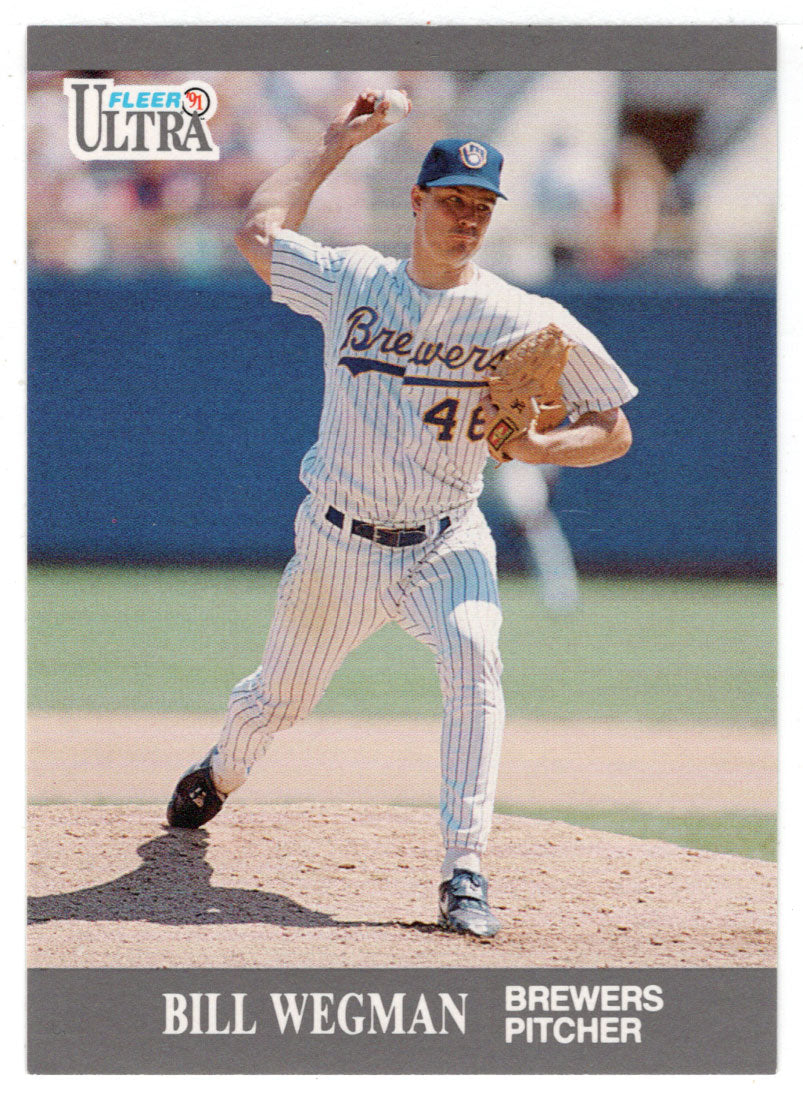 Bill Wegman - Milwaukee Brewers (MLB Baseball Card) 1991 Fleer Ultra Update # U-33 Mint