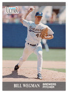 Bill Wegman - Milwaukee Brewers (MLB Baseball Card) 1991 Fleer Ultra Update # U-33 Mint