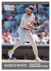 Harold Baines - Oakland Athletics (MLB Baseball Card) 1991 Fleer Ultra Update # U-45 Mint