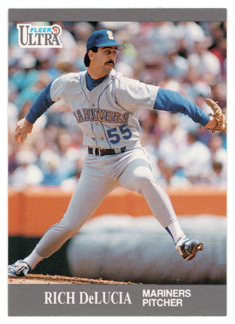 Rich DeLucia RC - Seattle Mariners (MLB Baseball Card) 1991 Fleer Ultra Update # U-50 Mint