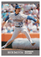 Rich DeLucia RC - Seattle Mariners (MLB Baseball Card) 1991 Fleer Ultra Update # U-50 Mint
