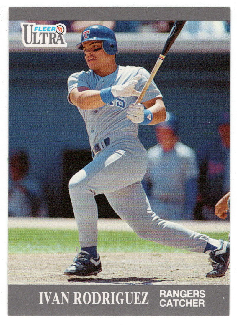 Ivan Rodriguez RC - Texas Rangers (MLB Baseball Card) 1991 Fleer Ultra Update # U-58 Mint