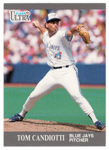 Tom Candiotti - Toronto Blue Jays (MLB Baseball Card) 1991 Fleer Ultra Update # U-59 Mint