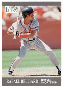 Rafael Belliard - Atlanta Braves (MLB Baseball Card) 1991 Fleer Ultra Update # U-65 Mint