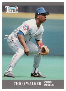 Chico Walker - Chicago Cubs (MLB Baseball Card) 1991 Fleer Ultra Update # U-74 Mint