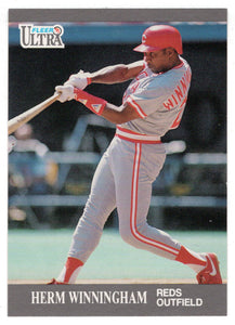 Herm Winningham - Cincinnati Reds (MLB Baseball Card) 1991 Fleer Ultra Update # U-78 Mint