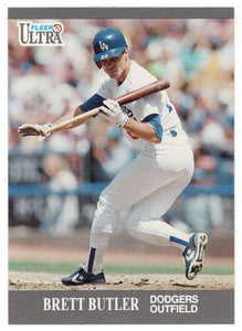 Brett Butler - Los Angeles Dodgers (MLB Baseball Card) 1991 Fleer Ultra Update # U-85 Mint