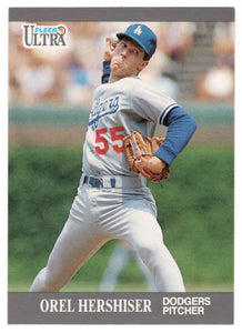 Orel Hershiser - Los Angeles Dodgers (MLB Baseball Card) 1991 Fleer Ultra Update # U-88 Mint