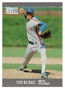 Tim Burke - New York Mets (MLB Baseball Card) 1991 Fleer Ultra Update # U-95 Mint