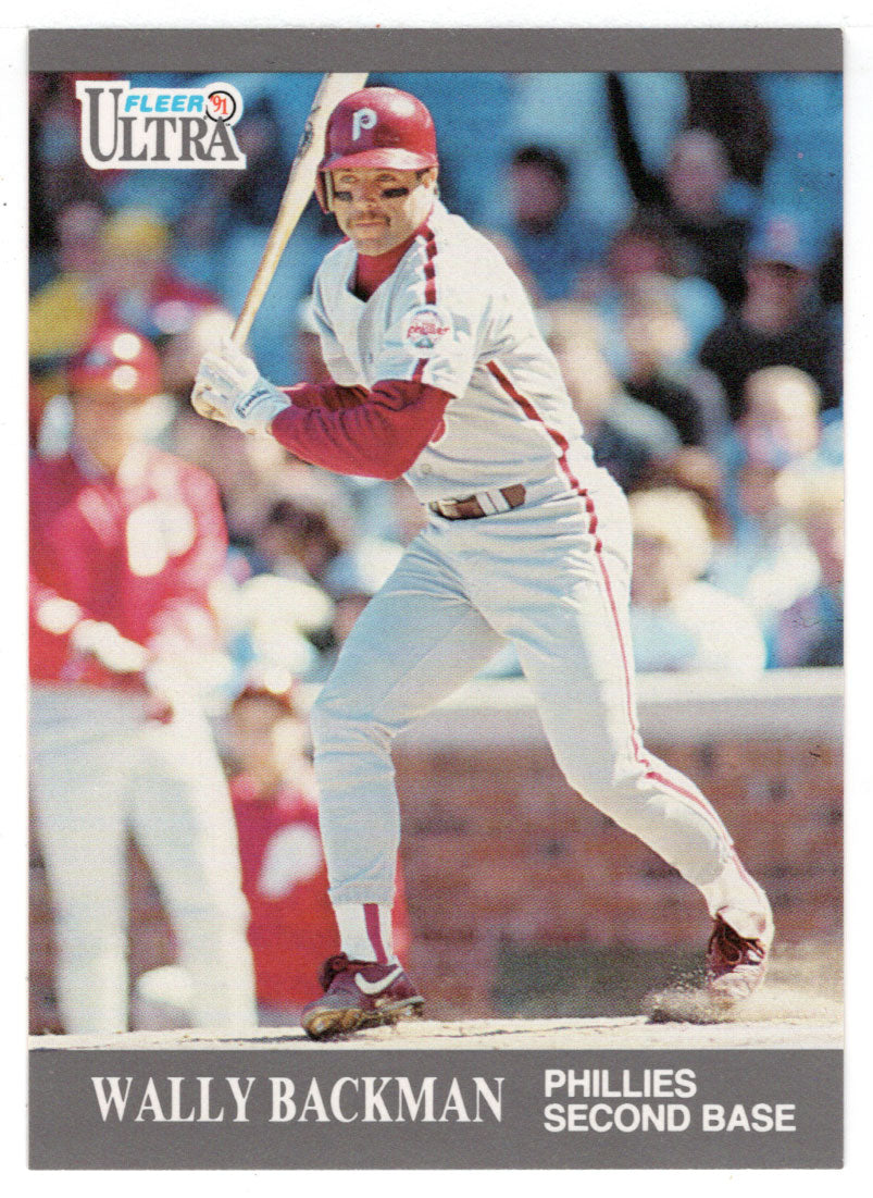 Wally Backman - Philadelphia Phillies (MLB Baseball Card) 1991 Fleer Ultra Update # U-98 Mint