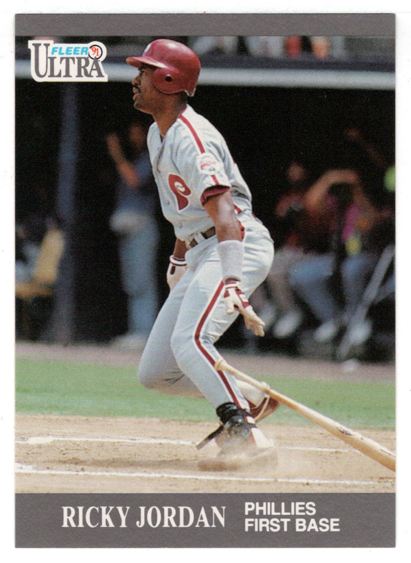 Ricky Jordan - Philadelphia Phillies (MLB Baseball Card) 1991 Fleer Ultra Update # U-100 Mint