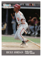 Ricky Jordan - Philadelphia Phillies (MLB Baseball Card) 1991 Fleer Ultra Update # U-100 Mint