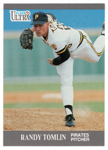 Randy Tomlin RC - Pittsburgh Pirates (MLB Baseball Card) 1991 Fleer Ultra Update # U-103 Mint