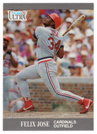 Felix Jose - St. Louis Cardinals (MLB Baseball Card) 1991 Fleer Ultra Update # U-107 Mint