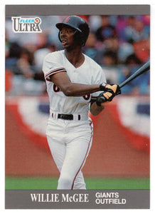 Willie McGee - San Francisco Giants (MLB Baseball Card) 1991 Fleer Ultra Update # U-118 Mint