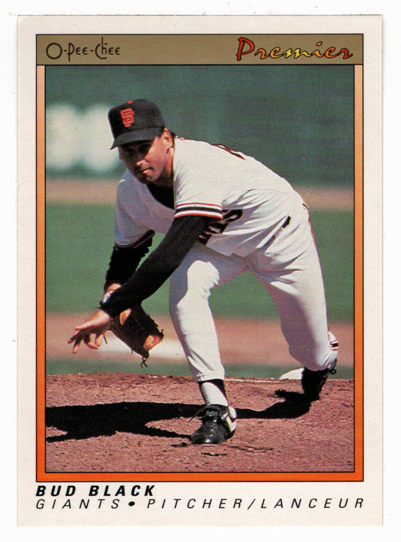 Bud Black - San Francisco Giants (MLB Baseball Card) 1991 O-Pee-Chee Premier # 9 NM/MT