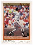 Will Clark - San Francisco Giants (MLB Baseball Card) 1991 O-Pee-Chee Premier # 22 NM/MT