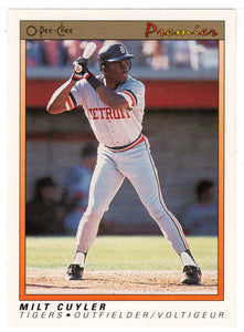 Milt Cuyler - Detroit Tigers (MLB Baseball Card) 1991 O-Pee-Chee Premier # 27 NM/MT